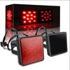 2'' Trailer Hitch Receiver Cover 15 LED Brake Led Lights Tube Cover 4 Pin Car Accessories Car Signal Lamp Warning Strobe Light