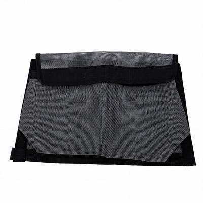 Boat Storage Bag Portable Self Adhesive Boat Storage Mesh Bag with Hook and   Lid for Boat Accessories Tools Fishing Gear