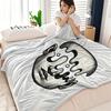 1pc of Melting Face Abstract Trendy Design Flannel Blanket, Ultra-Soft Sofa Throw, Printed Design, Modern Style, Suitable for Sofa, Bed, Travel, Birth