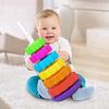 Rainbow Rotating Baby Early Education Stacking Circle Children's Educational Toy