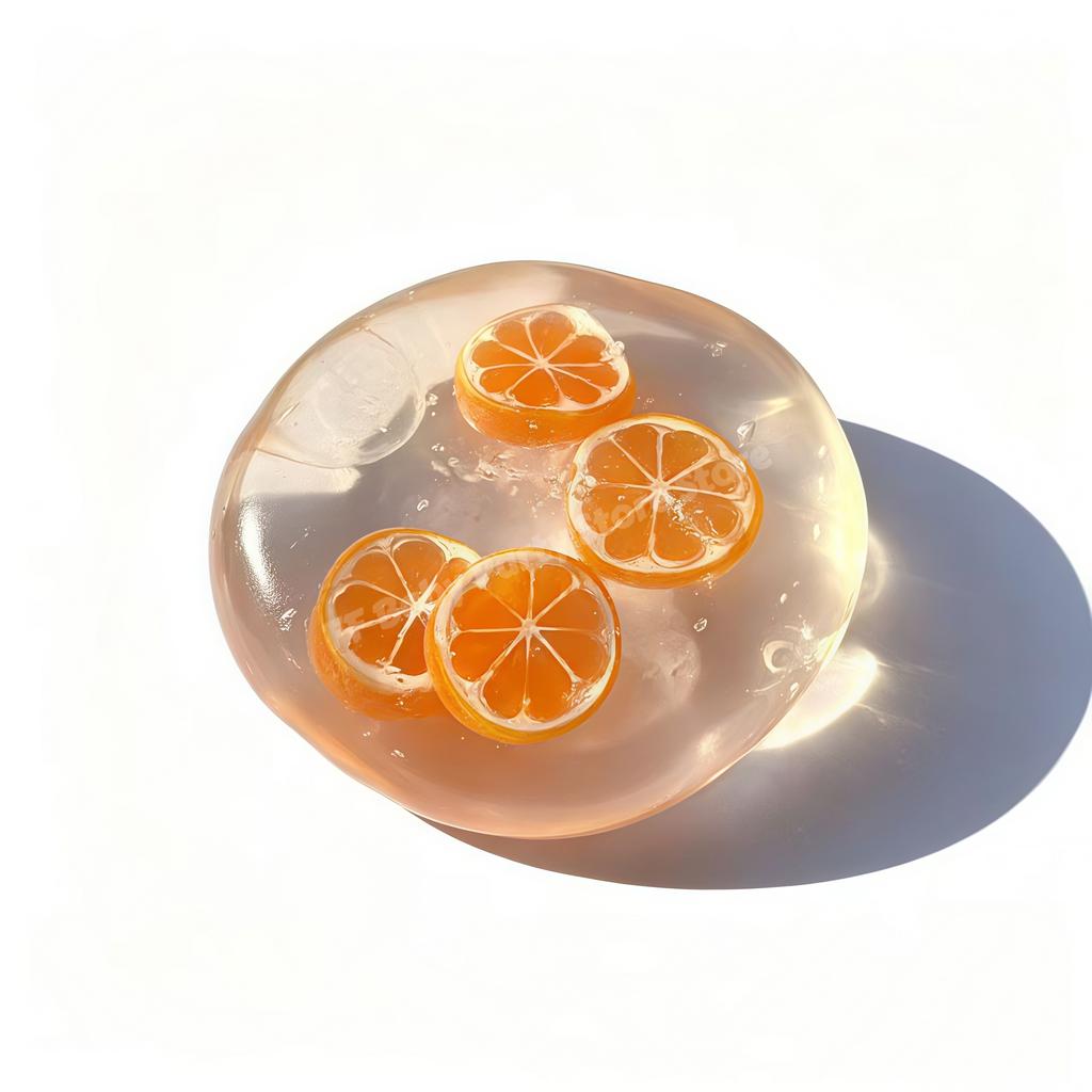 Moldable Fruit Jelly Squishy Toy Clear Coconut Oil Scented No Rebound Stress Relief Sensory Fidget Ball for Adults Party Favors