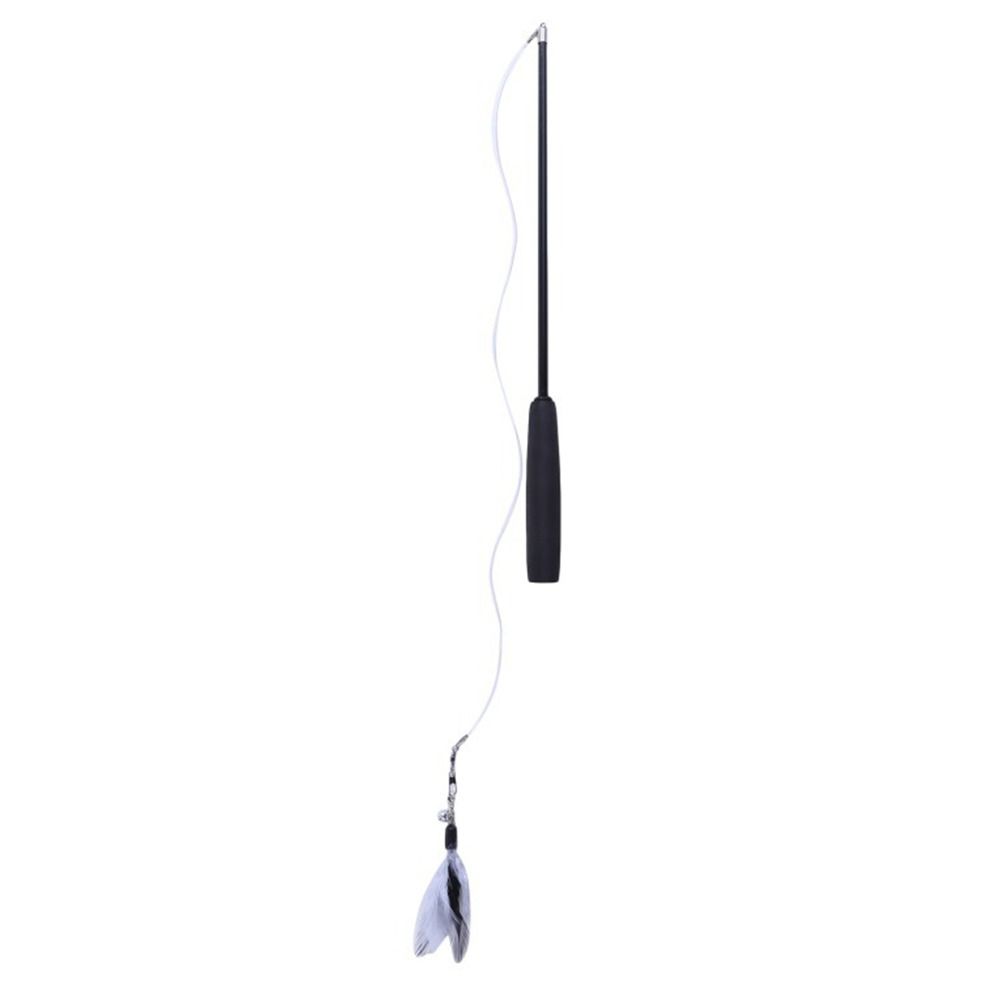 Interactive Cat Teaser Wands 3-section Stick Teaser Durable Catcher Teaser Rod Cat Accesorios