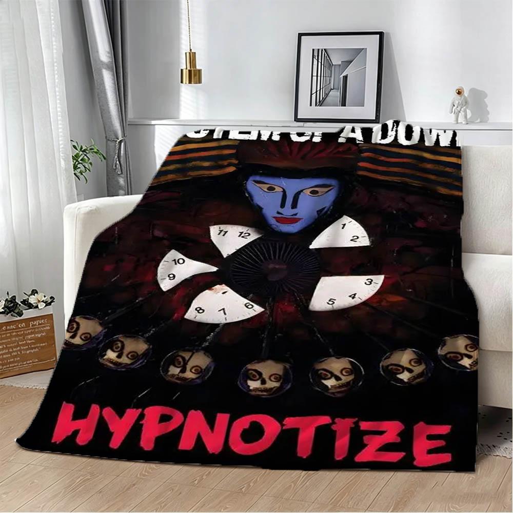 Singer S-System Band Of A D-Down Album Flannel Blanket Soft Throw Blanket Art For Home Decor Bedroom Bed Sofa Picnic Fans Gift