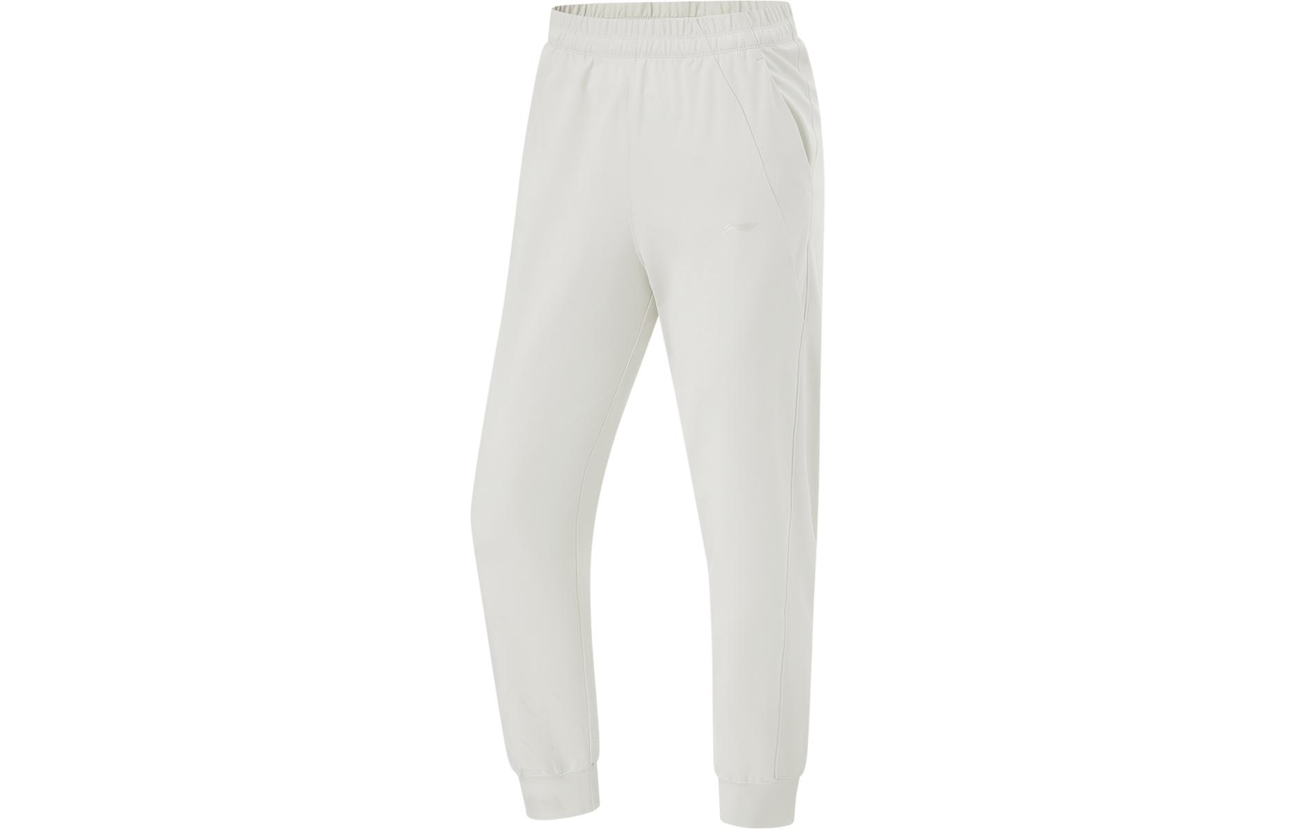 Li Ning Fitness Series Sports Pants Women s Silver Birch Gray AKLU488-2 XL