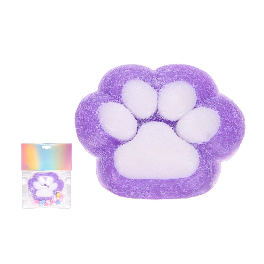 1/2Pcs 3" Cat Paw Squeeze Toy Cute Cat Paw Sensory Toy Soft Funny Fidget Toy Perfect For Stress Relieving Party Favors Gifts