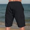 Men's Breathable Loose-Fit Cargo Casual Shorts with Pockets.