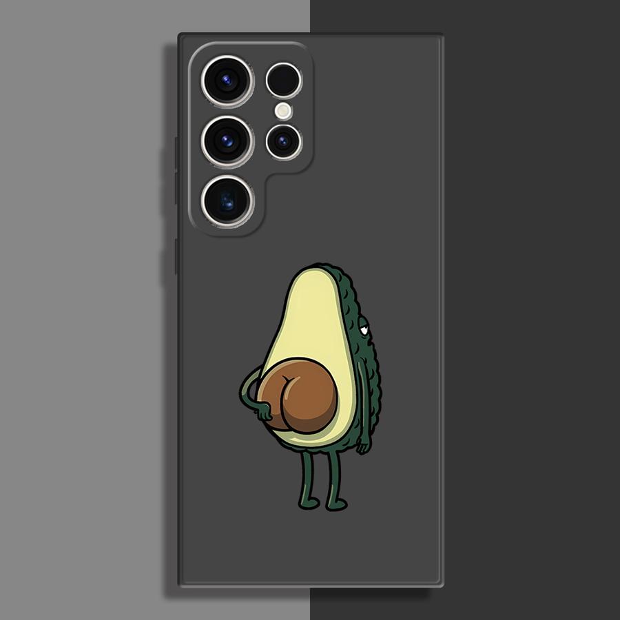 Unique Avocado Phone Case for Samsung Galaxy S25 S24 23 S22 Plus S21 S20 Ultra S20 S24 S23 S21 FE Cover