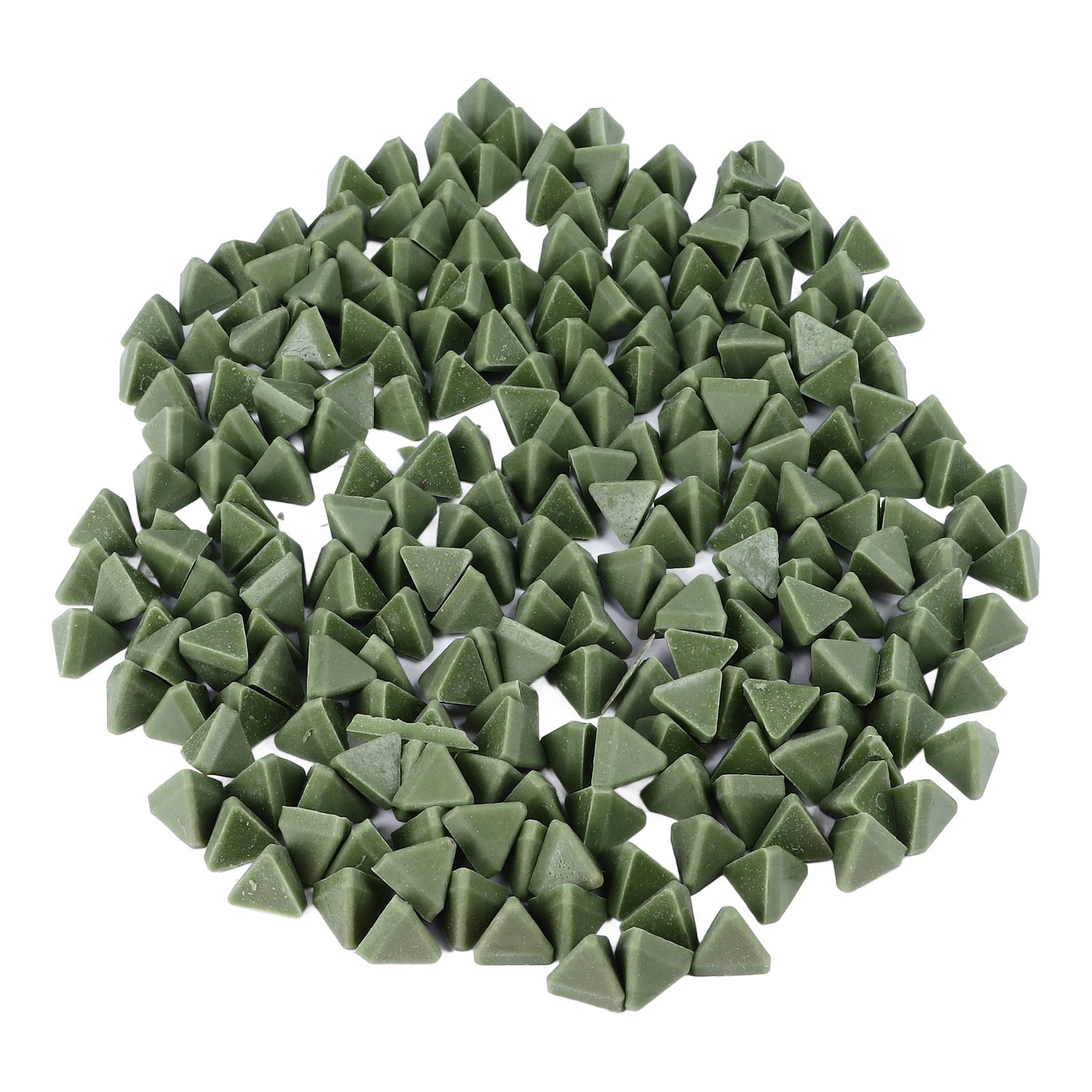 Треугольная смола абразивная Эффективная смола для галтовки для вибрационной полировки Ювелирная полировка 15 мм 17,6 унции