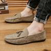 Fashion Suede Men Casual Shoes Luxury Brand Mens Loafers Comfort Breathable Slip-on Leather Driving Shoes Lazy Shoes Moccasins