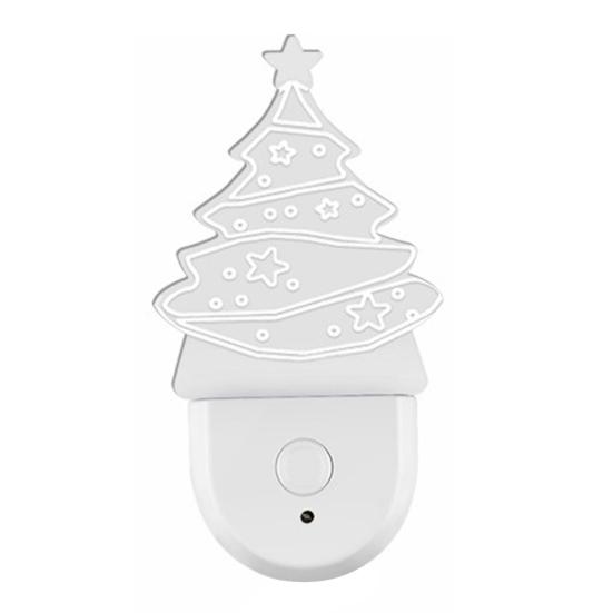 Night Light Christmas Tree Shape Projection 3D Effect Energy-Saving 0.5W