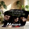 Custom Name Personalized horror theme Print Blanket, Home Decor, Bedroom, Sofa, Camping, Couch, Gifts for Birthday Christmas
