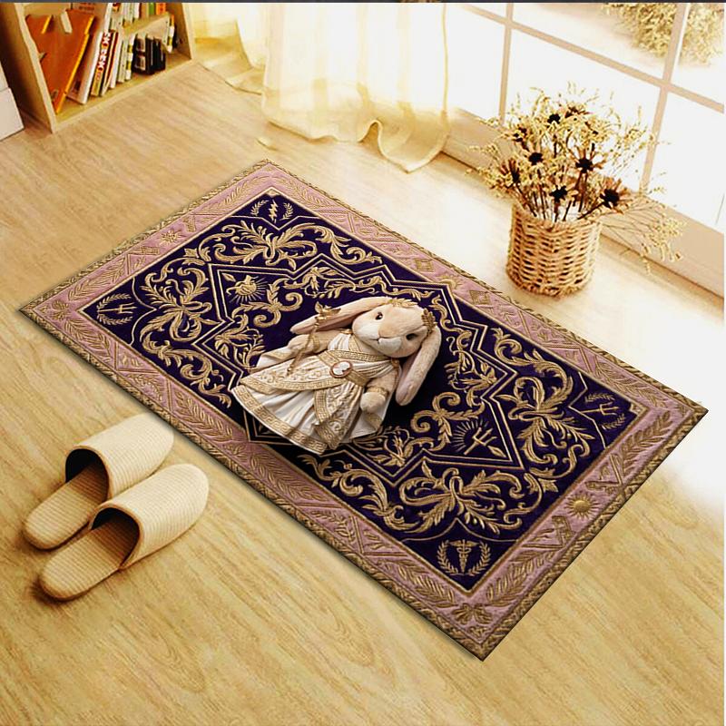 2025 New Cute Rabbit Carpet Rug for Living Room Bedroom Home Sofa Decoration,Kids play Non-slip Floor Mat08