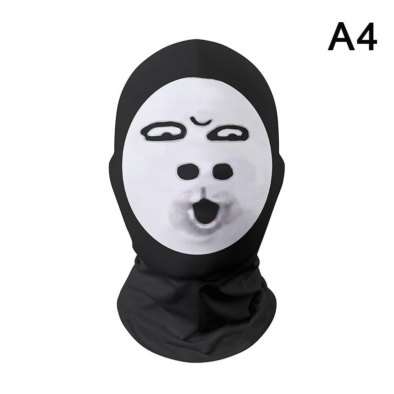 

3D смешная полнолицевая маска эластичная сетка новинка полнолицевая маска для мужчин женщин косплей головной убор имитация балаклавы головной убор