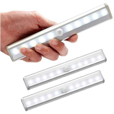 Set Of 3 Led Motion Sensor Lights Indoor Cabinet Light Led Closet Lamp Battery Powered Led Lighting with Magnetic Strip