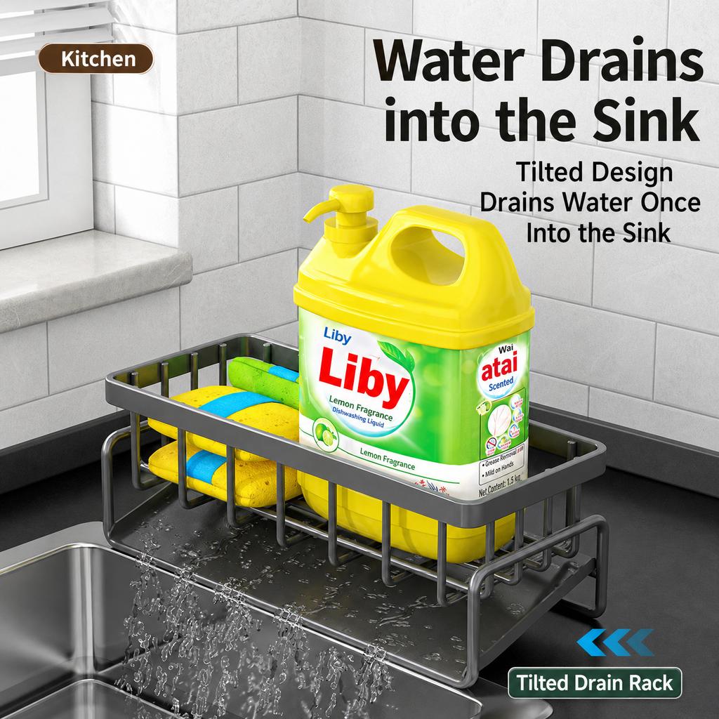 Sink Caddy Kitchen Storage Rack