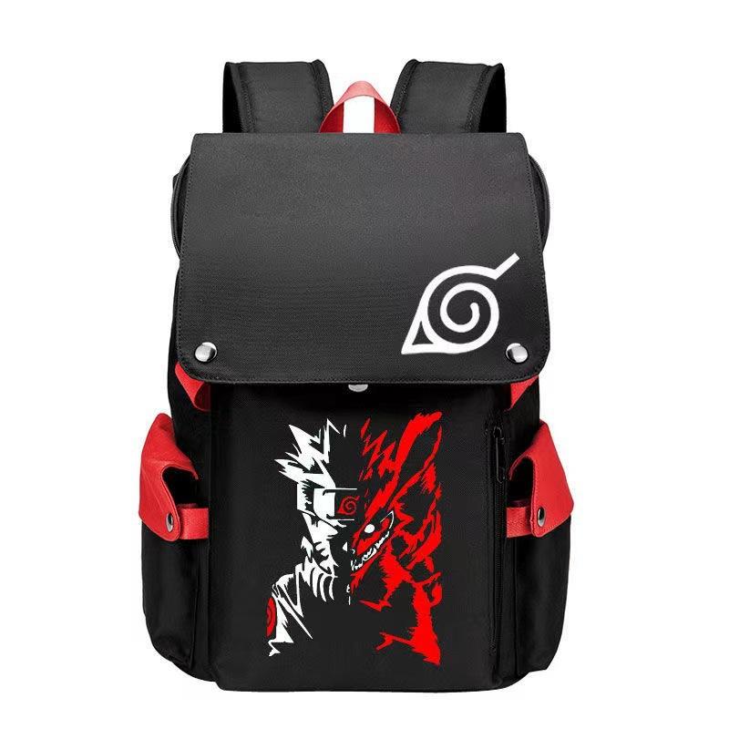 Naruto Hinman Student School Bag Harajuku Surrounding Large Capacity Anime Computer Bag Campus Backpack
