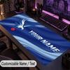 Custom Text Big Mousepad, Extended Desk Pad For Laptop Work GameCrystal Palace