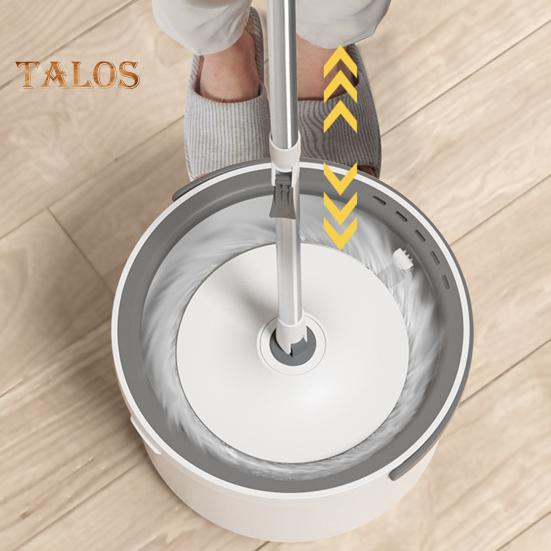 Mop s výsuvnou rukojetí Rotační mop z mikrovlákna Mokré suché podlahy Mop Sada kbelíků Mop pro snadné čištění rohů