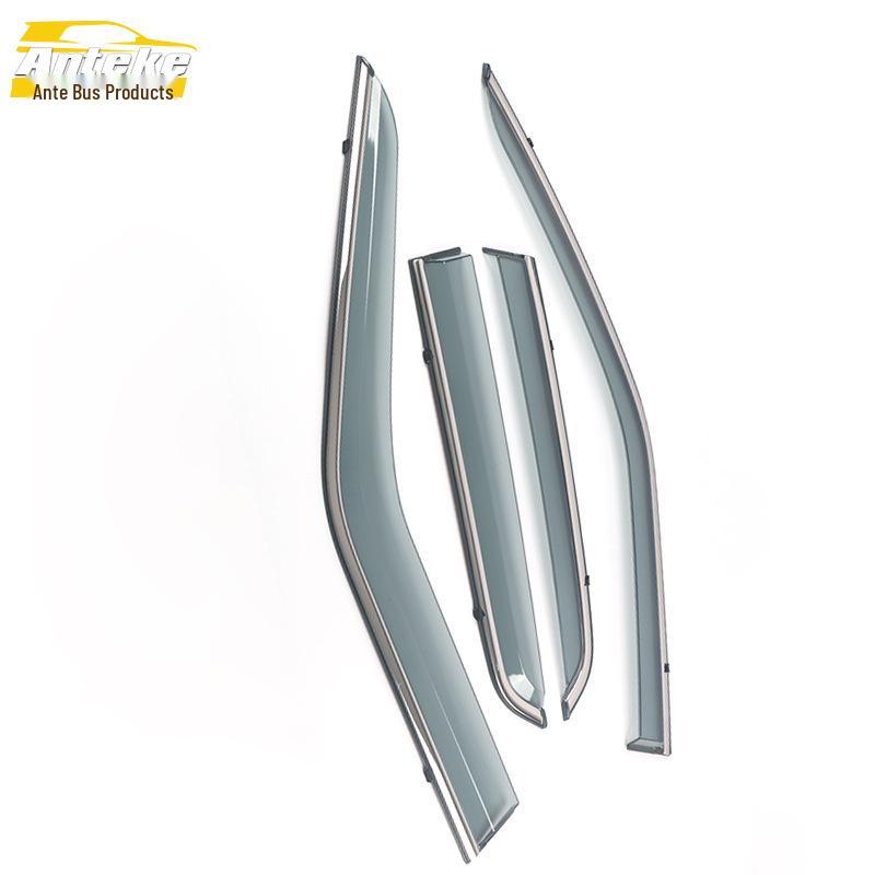 Bisu 17 T3 3D Stainless Steel Rain Guard Trim Car Stickers