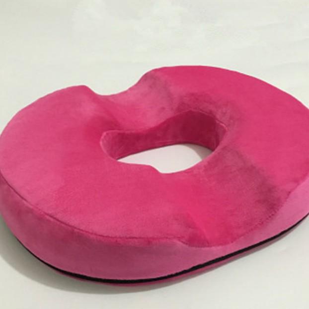 Memory Foam Hollow Hemorrhoid Cushion for Pregnant Women - Office Seat Comfort