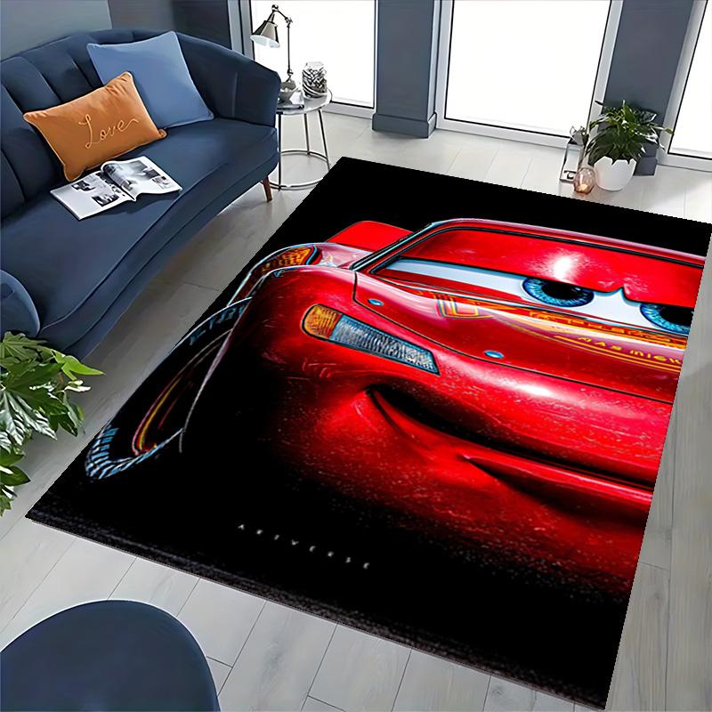 1pc Rusteze Tow Truck Mcqueen Carpet Rug for Bedroom Living Room Decor Sofa Home Game Area Rug Non-slip Floor Mat. D073007