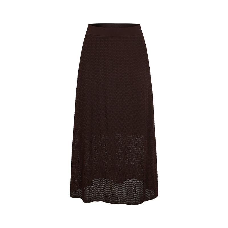 JUZUI Elegant Straight Long Skirt