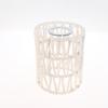 Handmade Paper Rope Woven Rattan Lampshade Boho Decorative Lampshade Table Lamp Decorative For Garden Yard Living Room