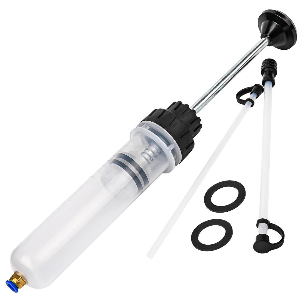 200CC Oil Extractor Oil Syringe Syringe Style Manual Automotive Pump Gear Oil and Brake Fluid Extractor 200CC