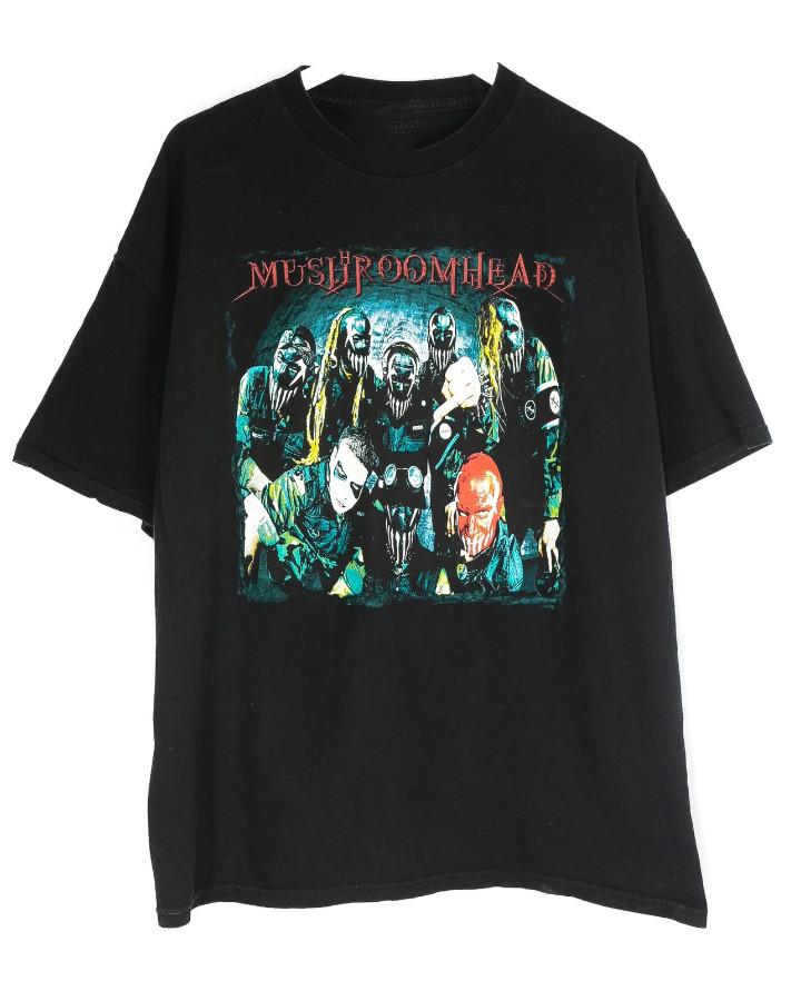 SALE Vtg Mushroomhead Band Music Lover Cotton Black Full Size Unisex Shirt Unisex T-Shirt M