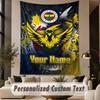 Custom Text Tapestry Fenerbahçe FC Print Wall Tapestry Indoor Living Room Wall Decor