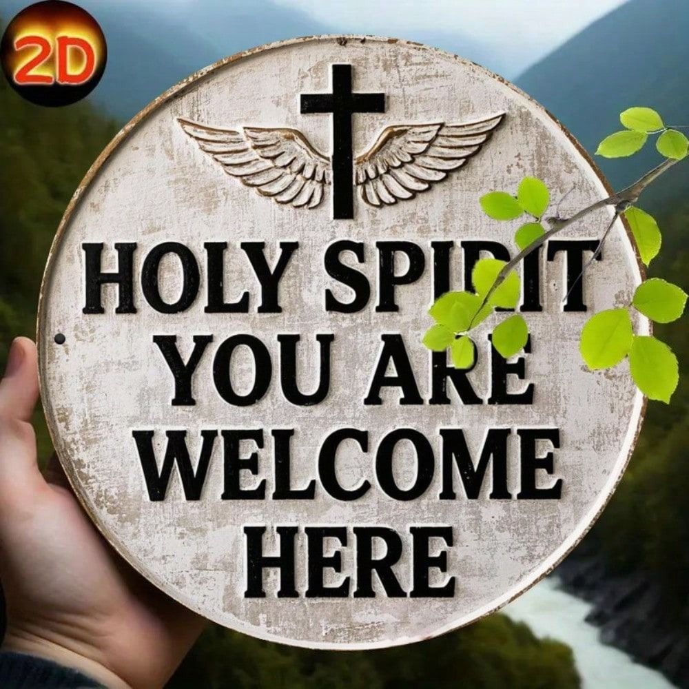 Metal Tin Art Painting Sign 20x20cm Home Wall Decor Handmade Craft