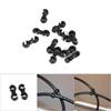 10 x Bike S   Clips   Holes Brake Gr Cable Housing Hose  s(Red)