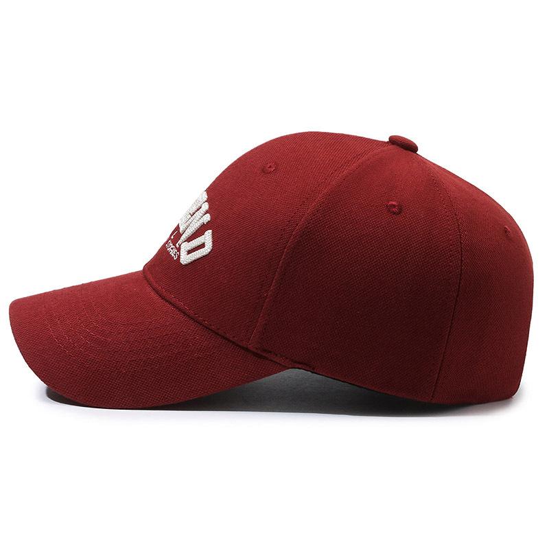 Spring and Autumn New Korean Version of Letter Embroidered Baseball Cap Men's Casual Versatile Curved Brim Cap Women's Face Small Hat