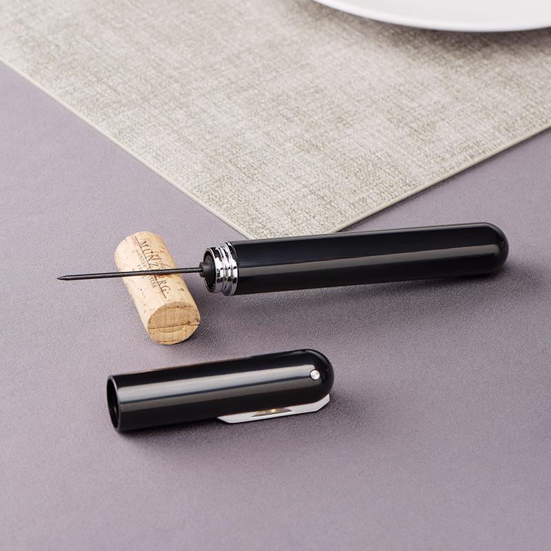 Pneumatic Pen-Style Wine Bottle Opener – Needle Pressure Air Pump