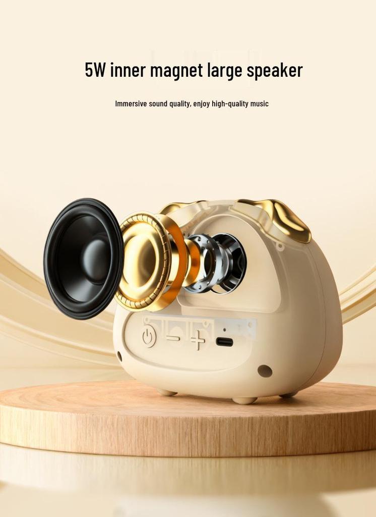 F20 White Noise Sleep Bluetooth Speaker with Night Light for Home, Office, or Bedroom