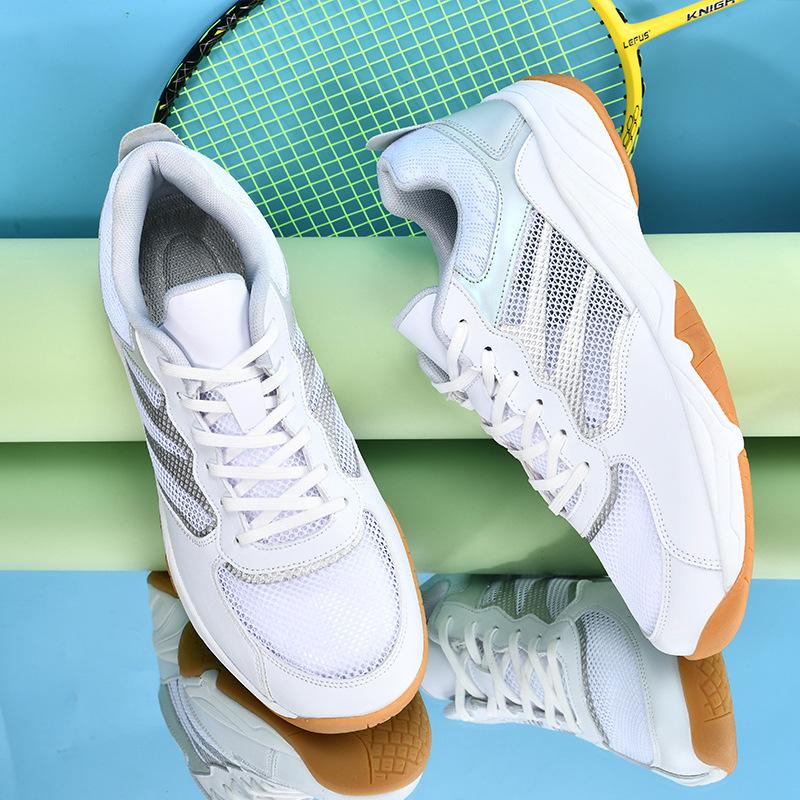 New Carbon Board Badminton Shoes Men's Professional Single Net Breathable Summer Non-slip Wear-resistant Breathable Sports Shoes Men's and Women's