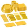 Disposable Solid Color Party Tableware Set - Plates and Cups for Birthday Celebrations