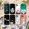 1PC C-Cute B-Boykisser -R Phone Case For iPhone 17,16,15,14,13,12,11 Plus,Pro Max,XS,Soft Silicone Black Cover