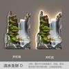 Welcome guests to the living room decoration painting, pine sofa background, wall mounted painting, deer corner lamp mural