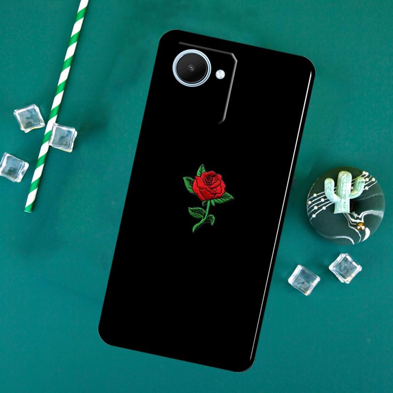 Red Roses Floral For Realme 15 Pro 10 11 12 13 14 Pro Plus GT6 GT7 C61 C67 C63 C71 C55 C51 C65 C53 C75 Case