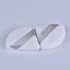 2Pcs Portable Soft Triangle Velvet Cosmetic Puffs Mini Makeup Sponge Makeup Tool