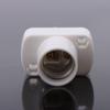 1Pc White Mini Screw Lamp Base E12 E14 E17 Supporto Lamp Holder Light Bulb Socket Holder Adapter Lamp Fixing Base Accessories