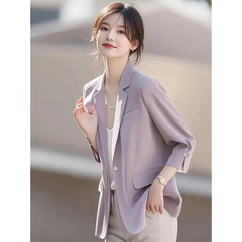 Blazer Damen Frühjahrsmode lässige Oberteile