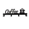 Temu Mini Metal Coffee Wall Key Holder – Stylish Home Hanging Decoration