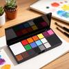 Rich Color Body Pigments Face Paint Oil Palette, Long Lasting High Coverage Professional Gradient Makeup Kit, for Halloween Cosplay Stage Performance