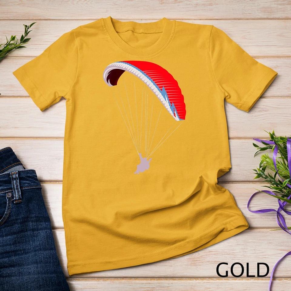 Paragliding Paraglider Paramotor Parachute Skydiving T-Shirt Unisex T-shirt 3 S