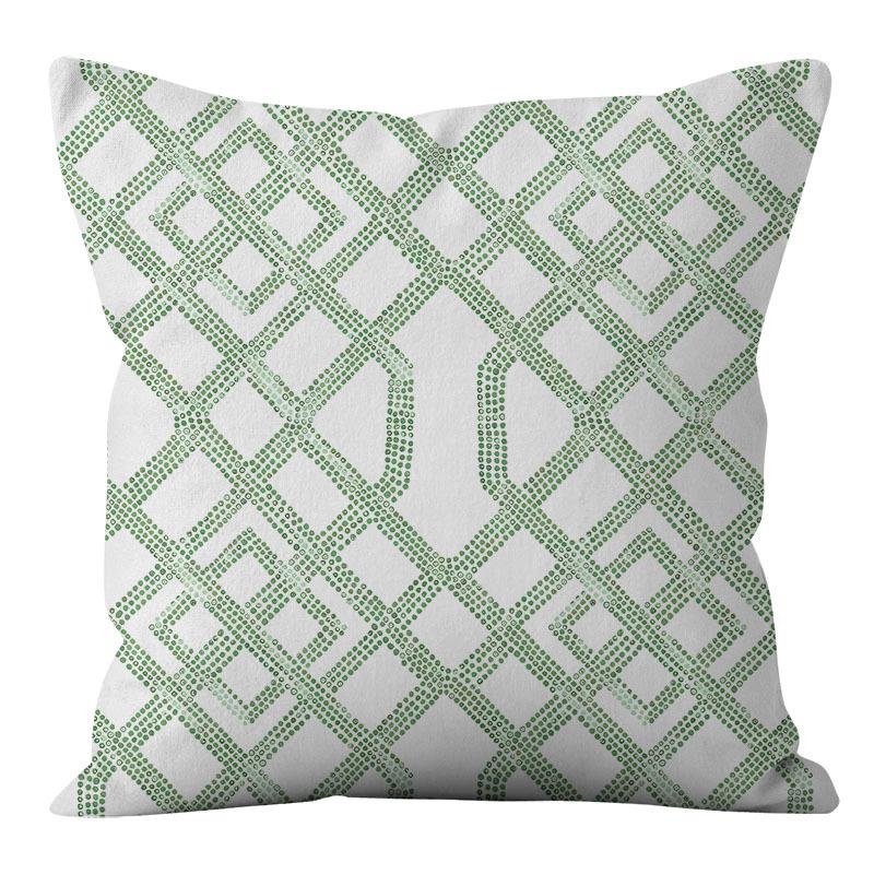 American Blue Retro Cotton Linen Single-sided Pillow Case Sofa Living Room Bedroom Cushion Pillow Home Waist Pillow