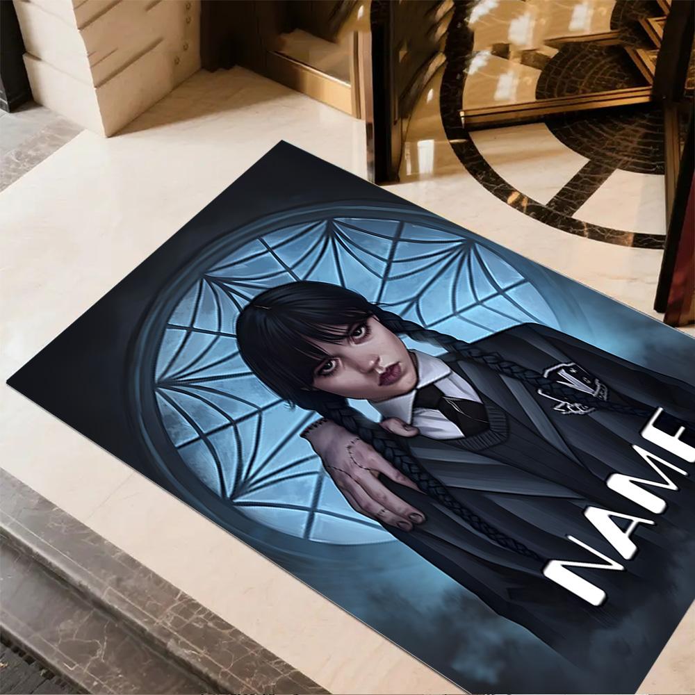 Dark Gothic Mystery Customized Name Area Rug Perfect for Decorate room Bedrooms Foyer Kitchen Anti-slip Rug Decorate Offices Perfect Gift for Women/Me