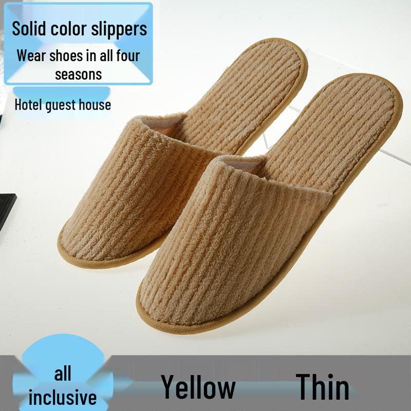 Disposable Coral Slippers for Hotels, B&Bs, Aviation, and Beauty Salons