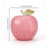 Decorative Fruit with Stem Brushed Contemporary Design Figurine for Collectors, Living